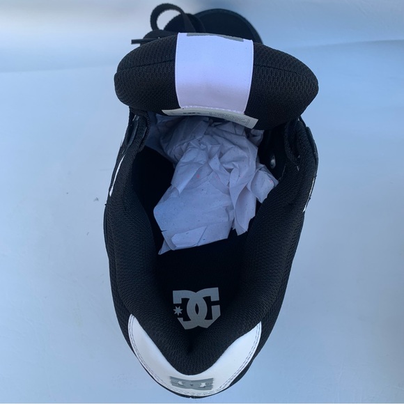 New DC shoes Men’s PURE  Black/ White/ GUM (BW6) Size 9  300660 - Picture 11 of 15